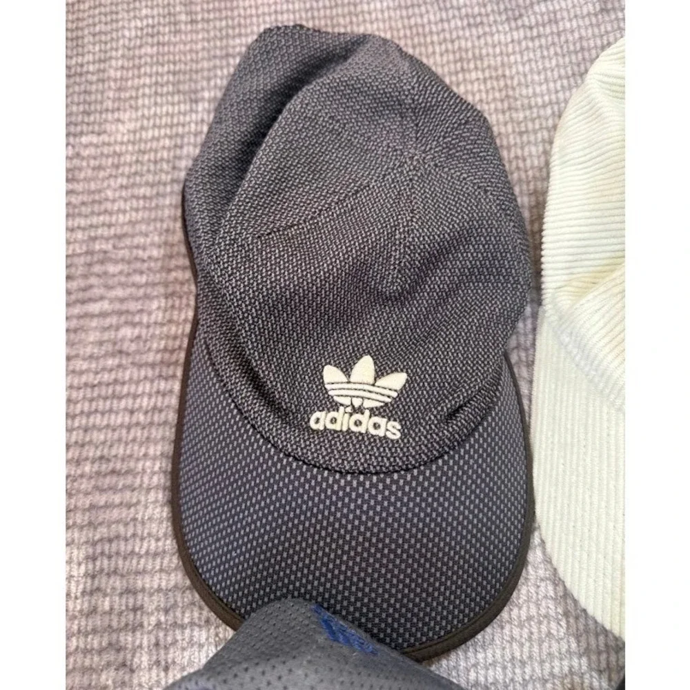 Adidas Baseball Cap Bundle Lot of 6 Mesh Corduroy Trefoil Performance Hats Mixed
